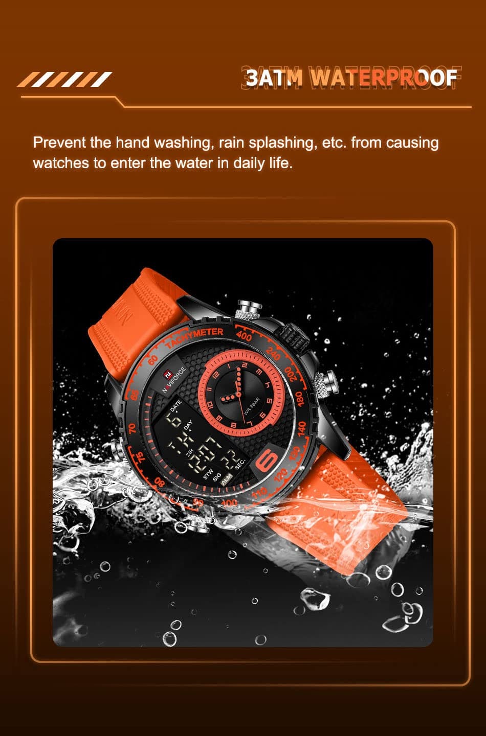 Naviforce Men's Watch NF9199T B O O | Watches Prime