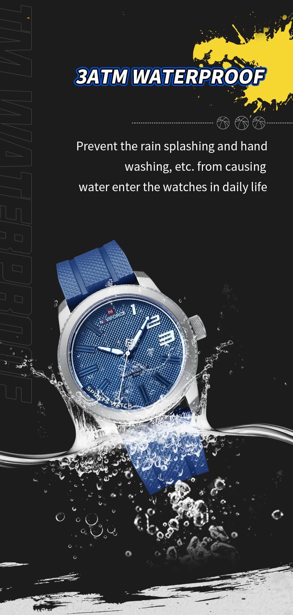 Naviforce Men's Watch NF9202T S W BE | Watches Prime