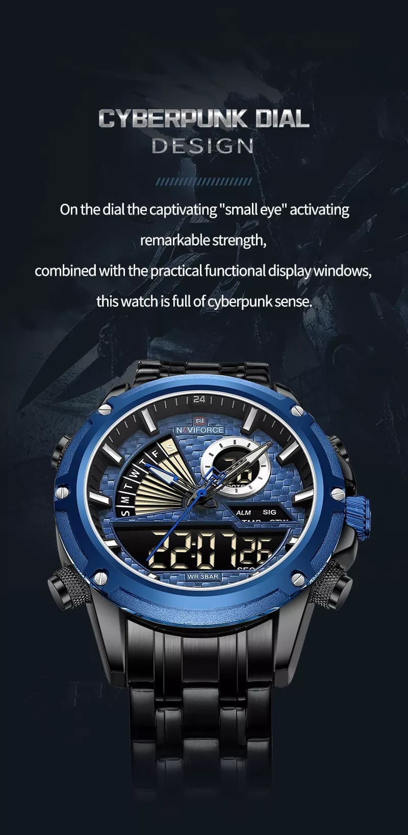 Naviforce Men's Watch NF9205 B BE | Watches Prime