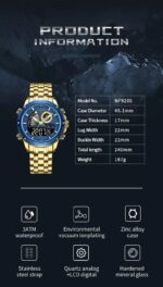Naviforce Men's Watch NF9205 G BE | Watches Prime Naviforce Men's Watch NF9205 G BE | Watches Prime