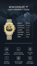 Naviforce Men's Watch NF9205 S G | Watches Prime