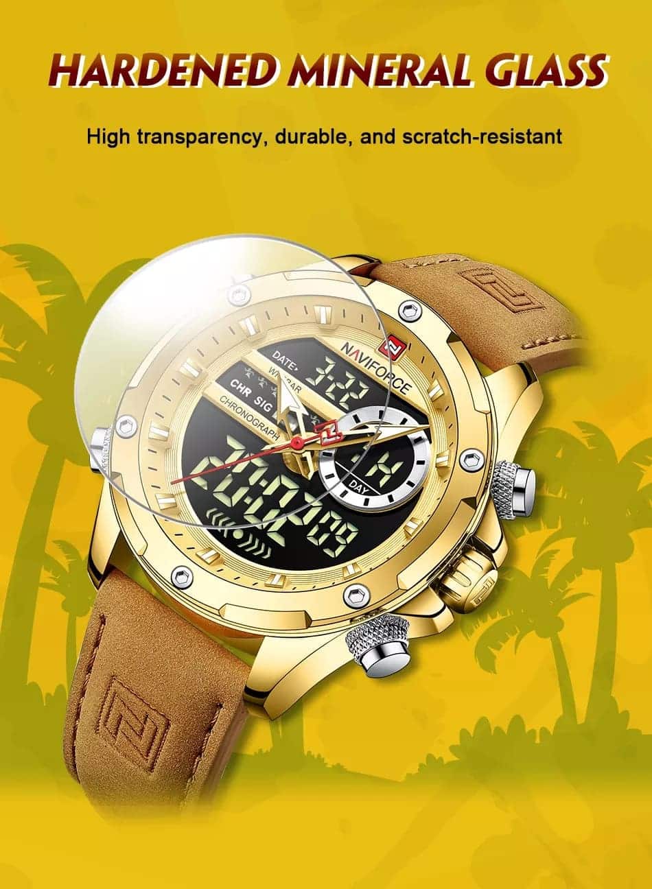 Naviforce Men's Watch NF9208 G G L BN | Watches Prime