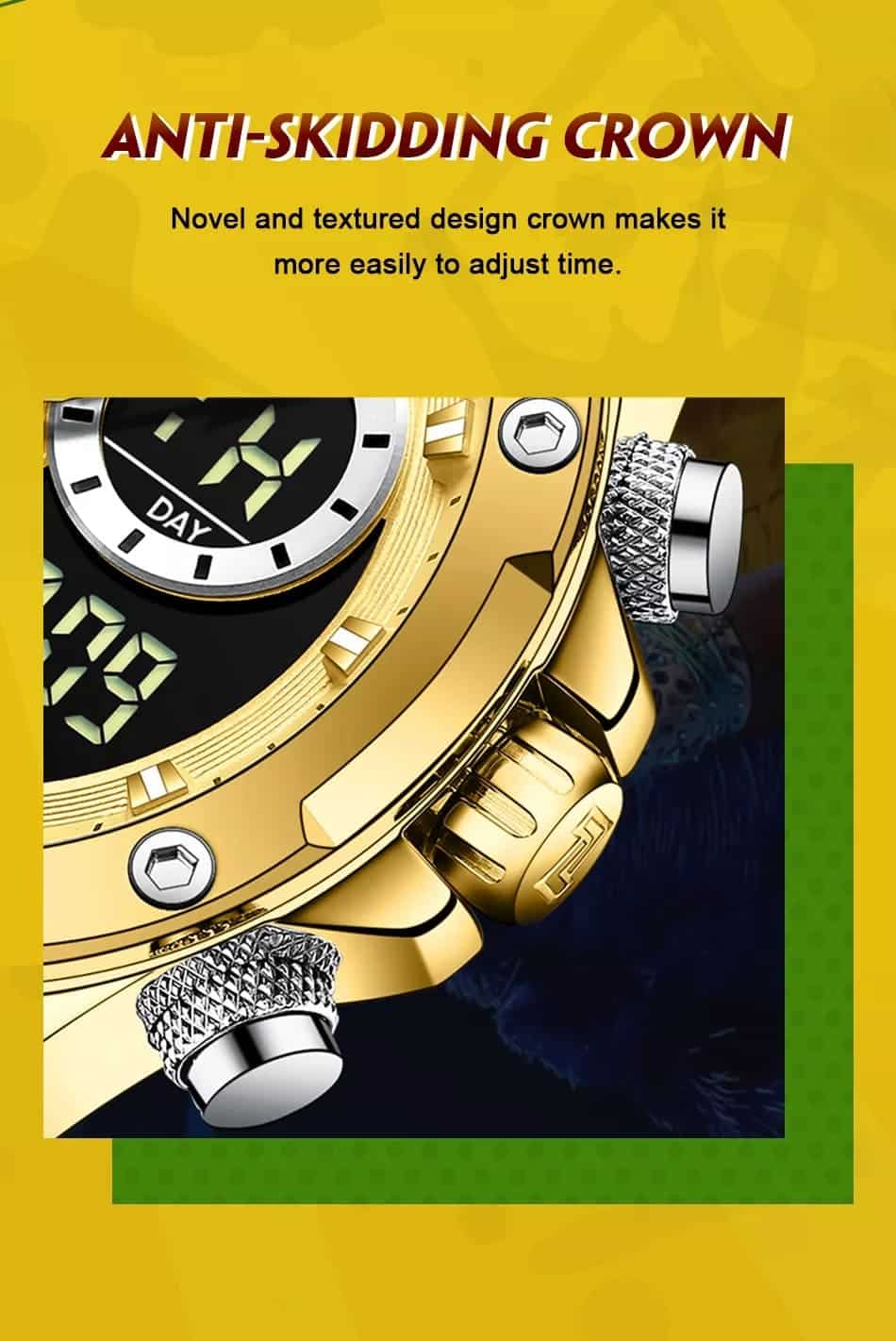Naviforce Men's Watch NF9208 G G L BN | Watches Prime