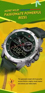 Naviforce Men's Watch NF9208 S GN GN | Watches Prime