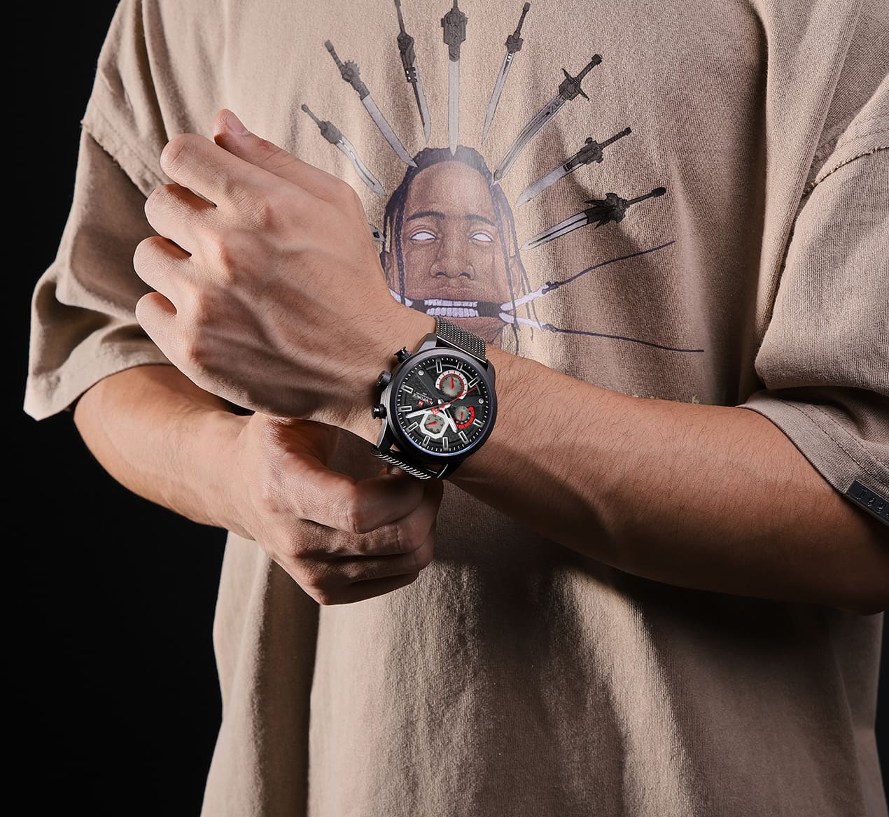 Naviforce Men's Watch NF9211S B B | Watches Prime