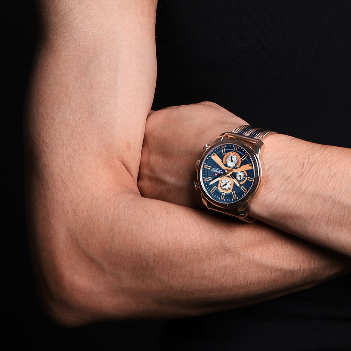 Naviforce Men's Watch NF9211S RG BE | Watches Prime
