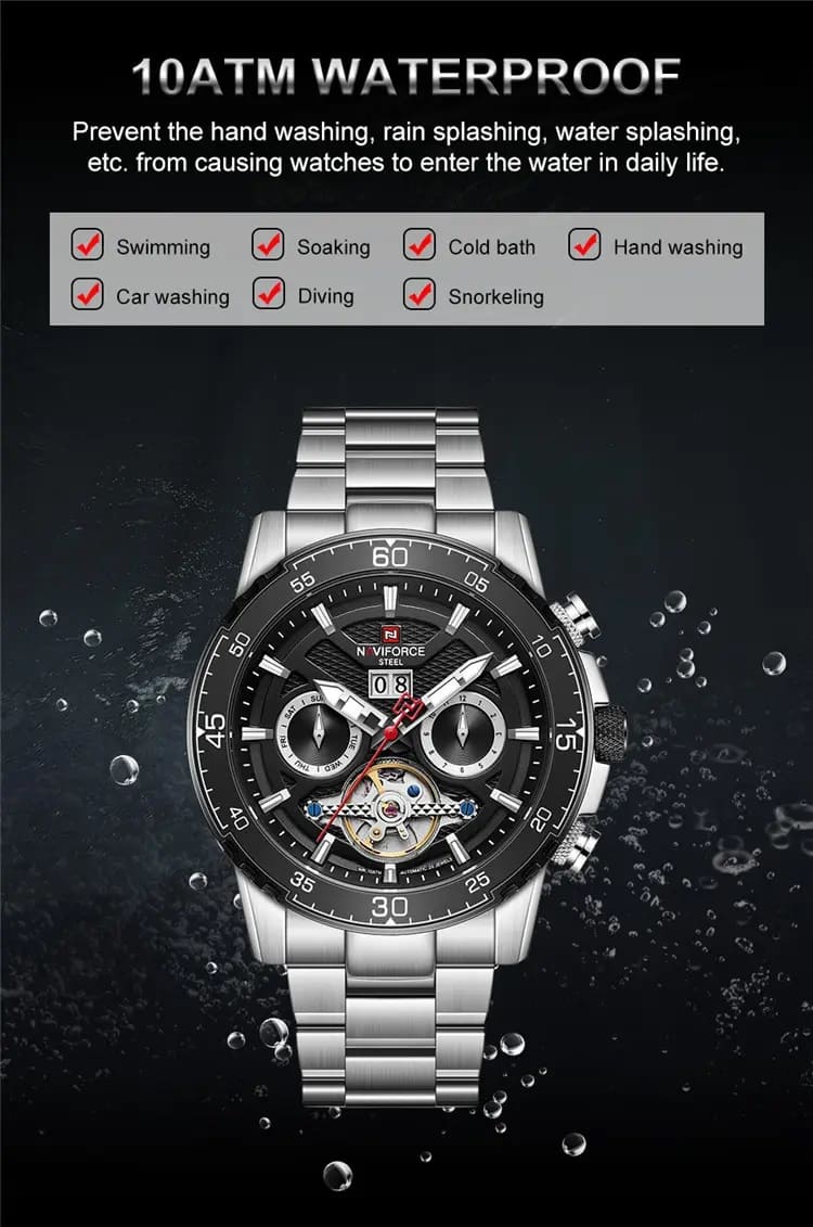 Naviforce Men's Watch NFS1001 S B | Watches Prime