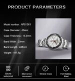 Naviforce Men's Watch NFS1001 S W B | Watches Prime