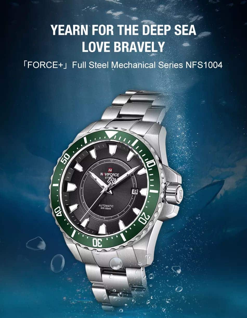 Naviforce Men's Watch NFS1004 S GN B | Watches Prime