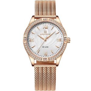 nf5028-rg-w-naviforce-watch-women-white-dial-stainless-steel-metal-rose-gold-mesh-strap-quartz-battery-analog-three-hand-for-dream