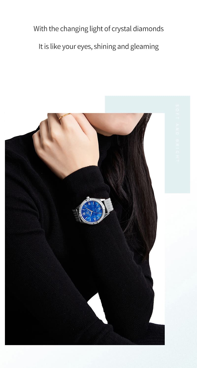 ساعة يد نافي فورس للنساء NF5028 S D BE | واتشز برايم