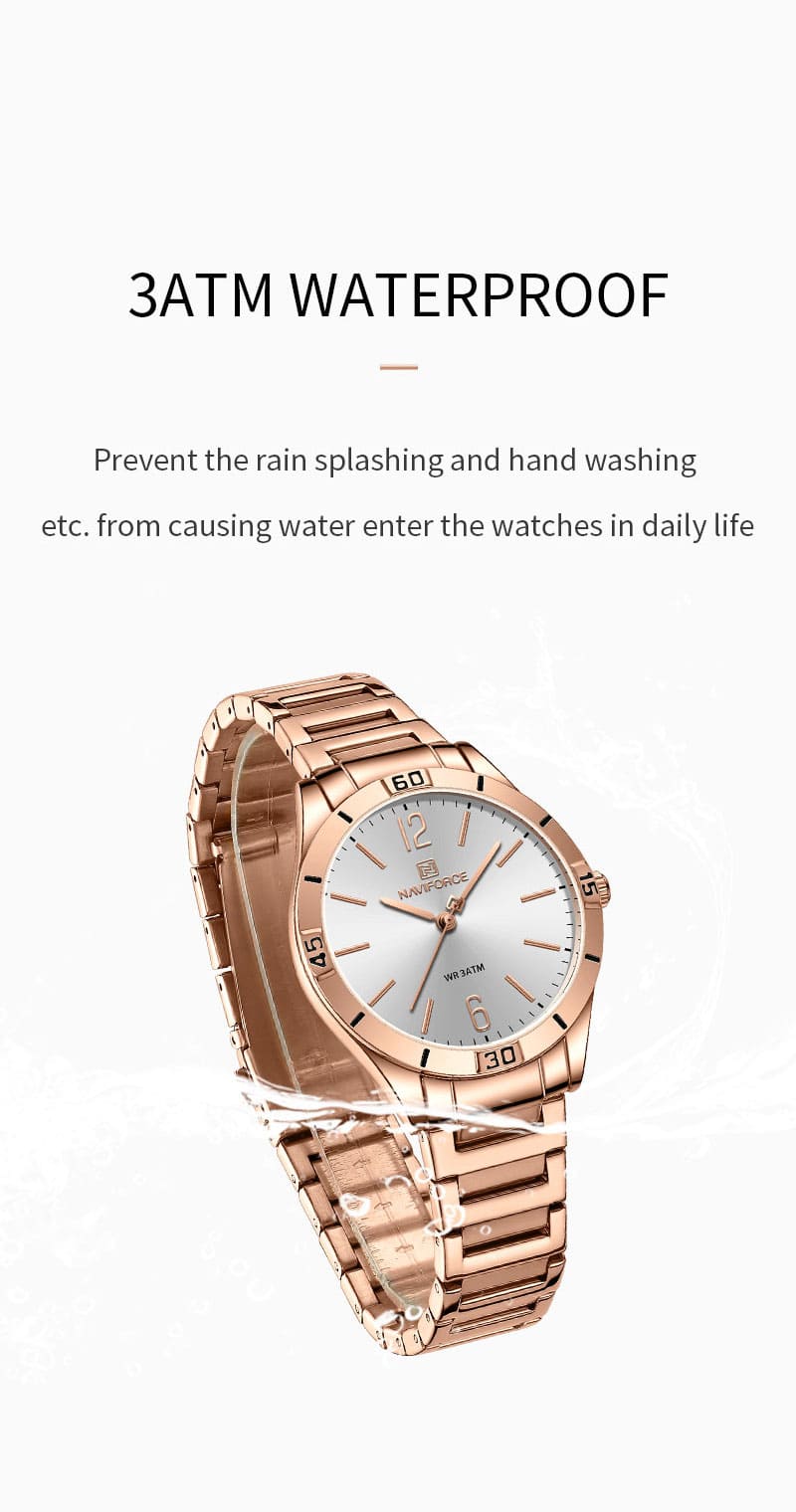 Naviforce Women's Watch NF5029 RG W | Watches Prime