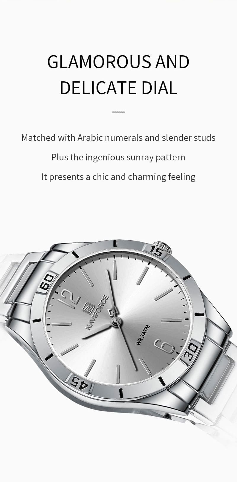 Naviforce Women's Watch NF5029 S W | Watches Prime