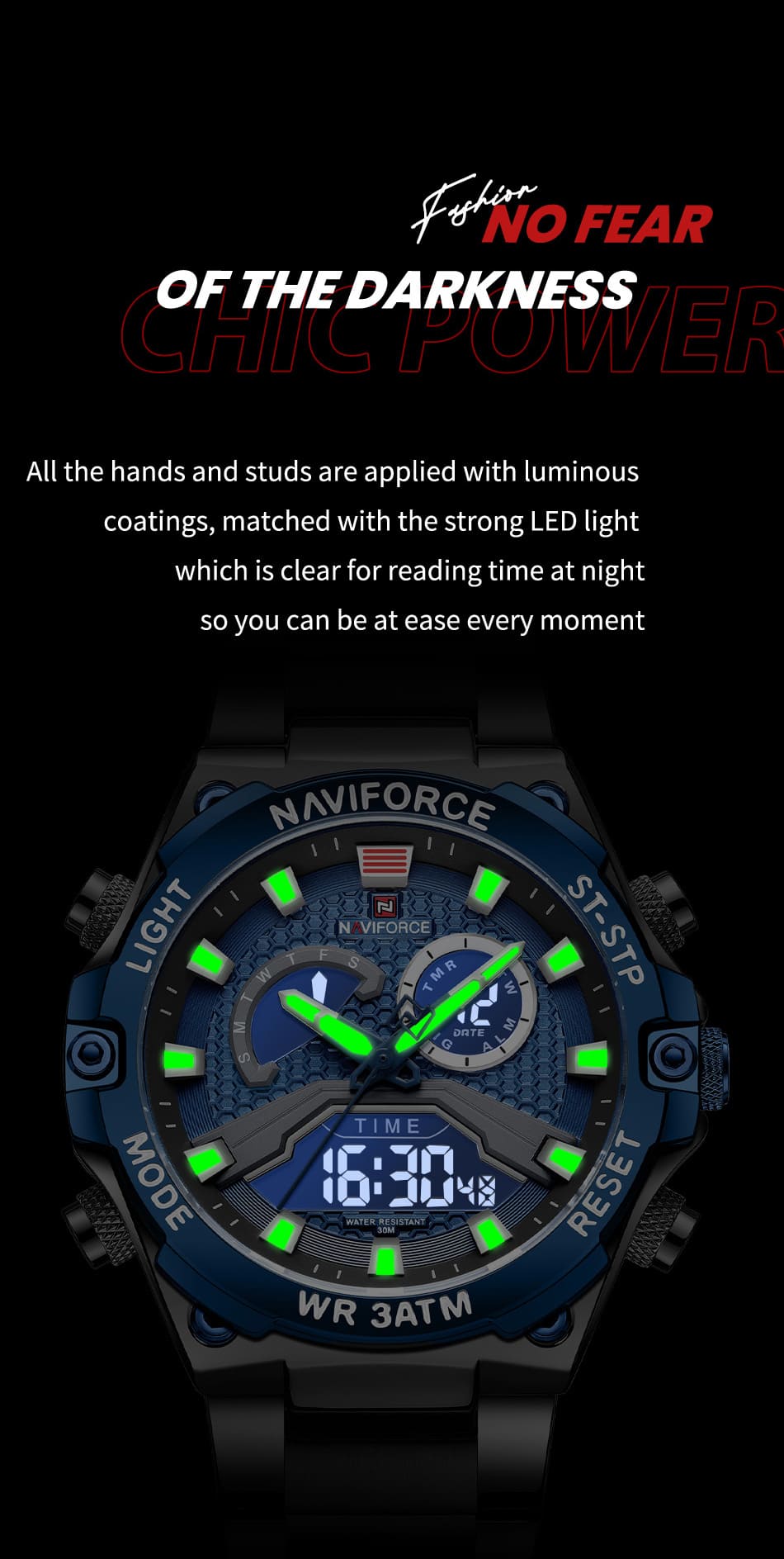 Naviforce Men's Watch NF9207 B BE BE | Watches Prime