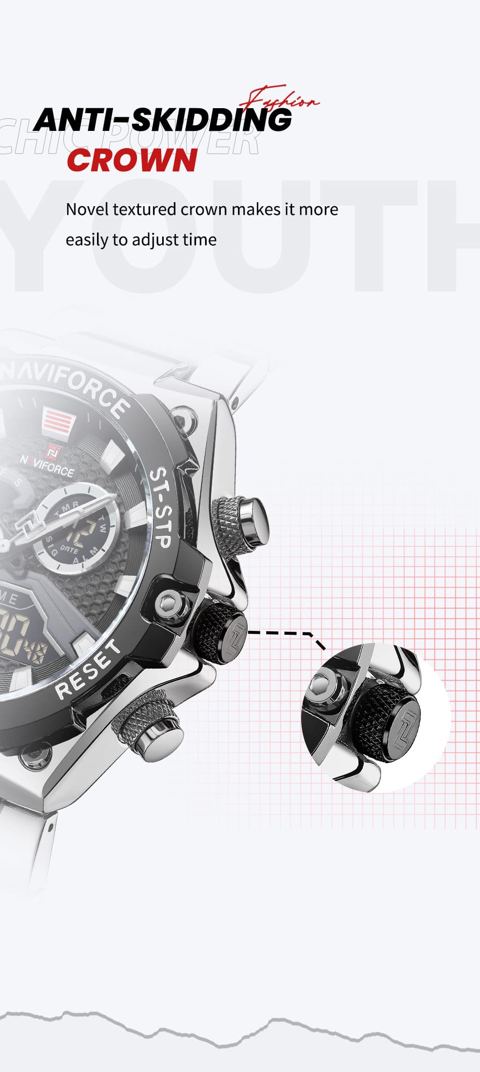 Naviforce Men's Watch NF9207 S B B | Watches Prime