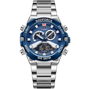 nf9207-s-be-be-naviforce-watch-men-blue-dial-stainless-steel-metal-silver-strap-quartz-battery-digital-analog-three-hand-for-dream
