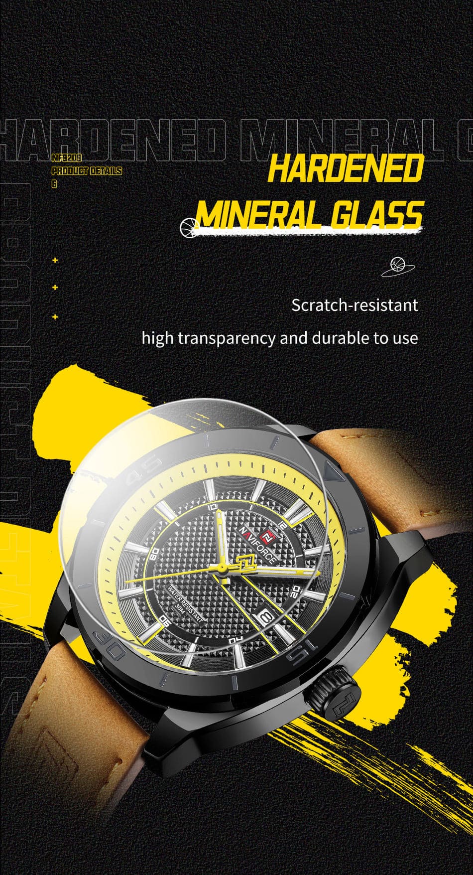 Naviforce Men's Watch NF9209 B Y Y BN | Watches Prime