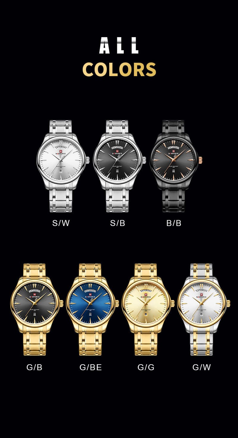 Naviforce Men's Watch NF9213 S W | Watches Prime Naviforce Men's Watch NF9213 S W | Watches Prime