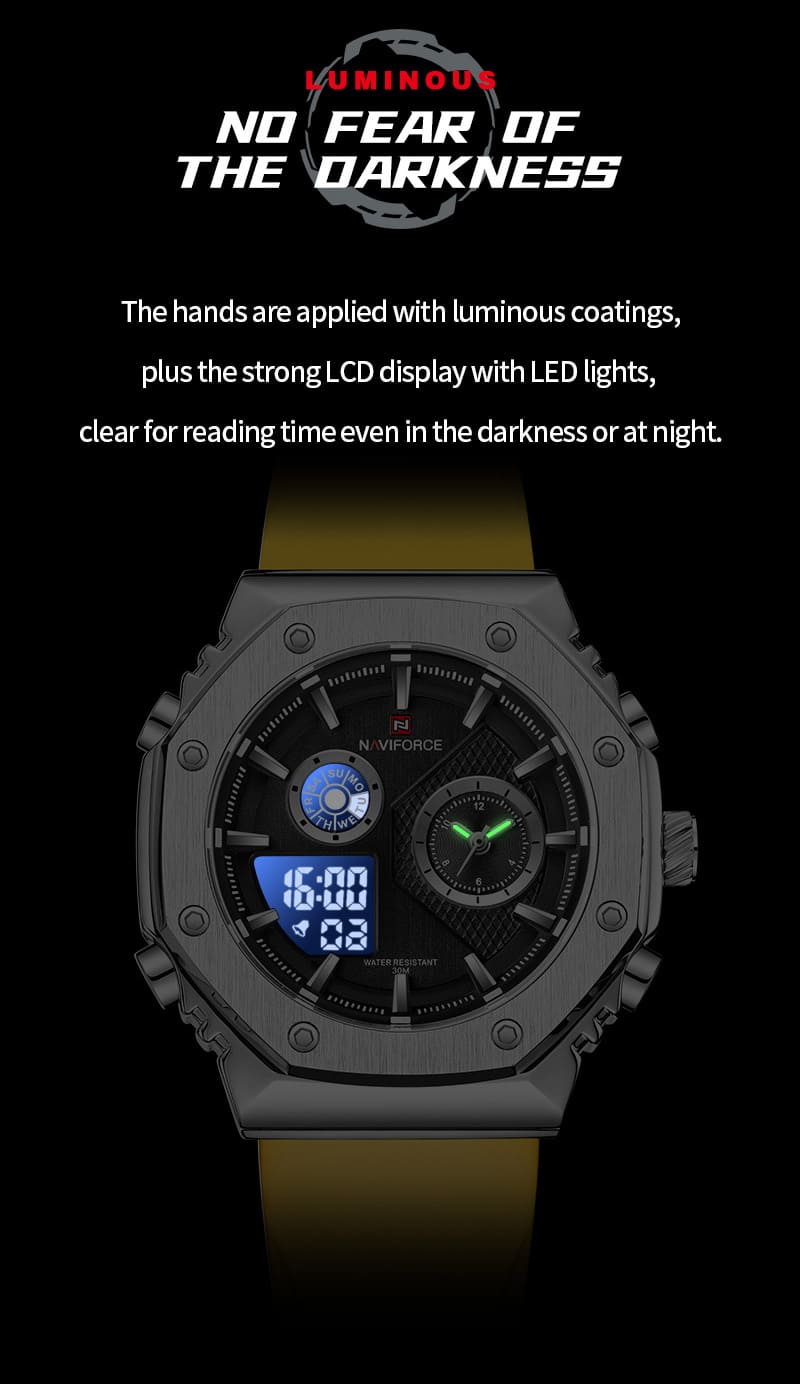 Naviforce Men's Watch NF9216T S B Y | Watches Prime
