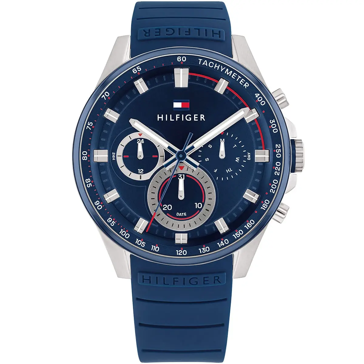 Tommy hilfiger watch discount men's rubber strap