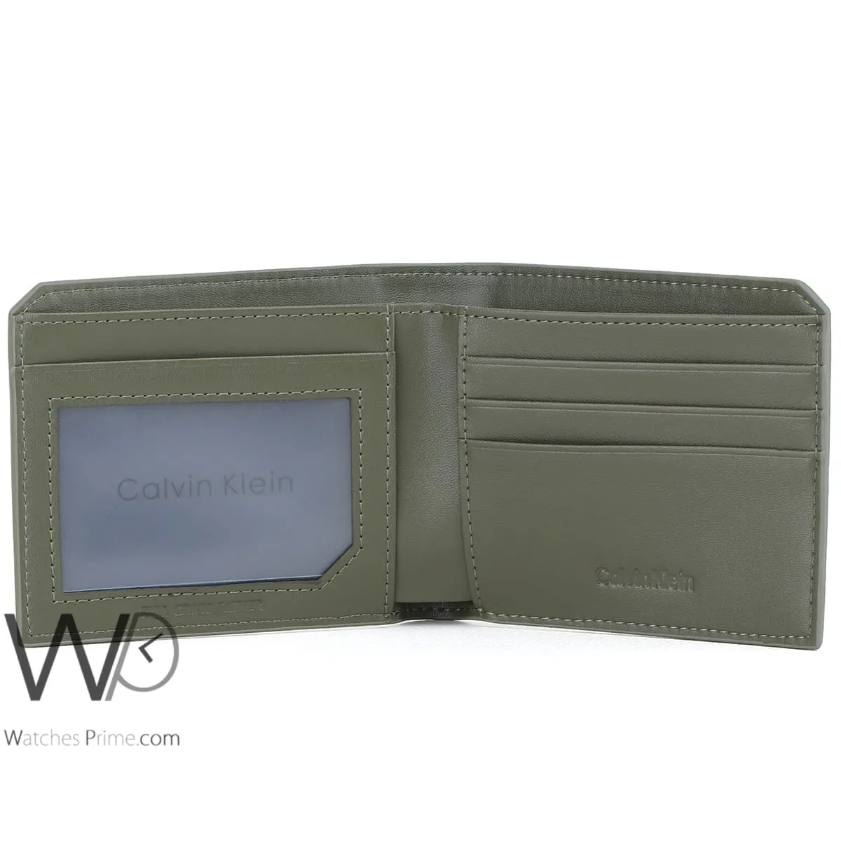 Calvin Klein Wallet Card Holder Keychain Green | Watches Prime