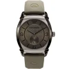 Ar0341 emporio armani watch men gray dial rubber grey strap quartz battery analog carmelo large