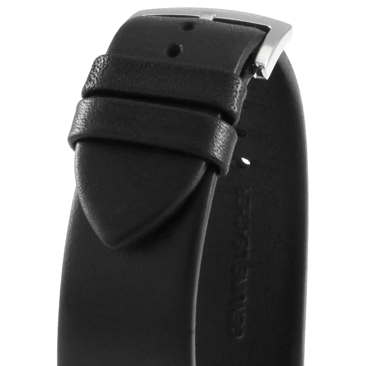 Emporio Armani Classique AR0155 rectangular brown leather watch at ...
