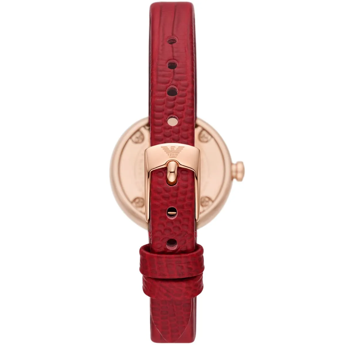 EMPORIO ARMANI 腕時計 レディース コーラルレッド AR1876 EMPORIO ARMANI エンポリオアルマーニ 腕時計 レディース AR1876