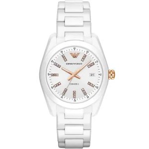 Emporio Armani Ladies Watch Tazio Medium AR1496 | Watches Prime