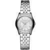 Ar1716 emporio armani watch women silver dial stainless steel metal strap quartz battery analog valente xsmall