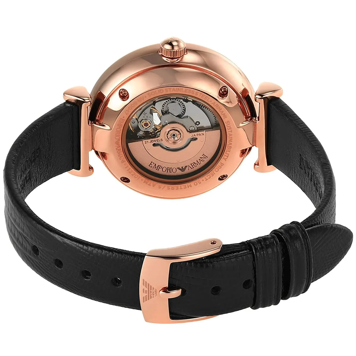 Emporio Armani Ladies Watch Gianni T-Bar AR60047 | Watches Prime