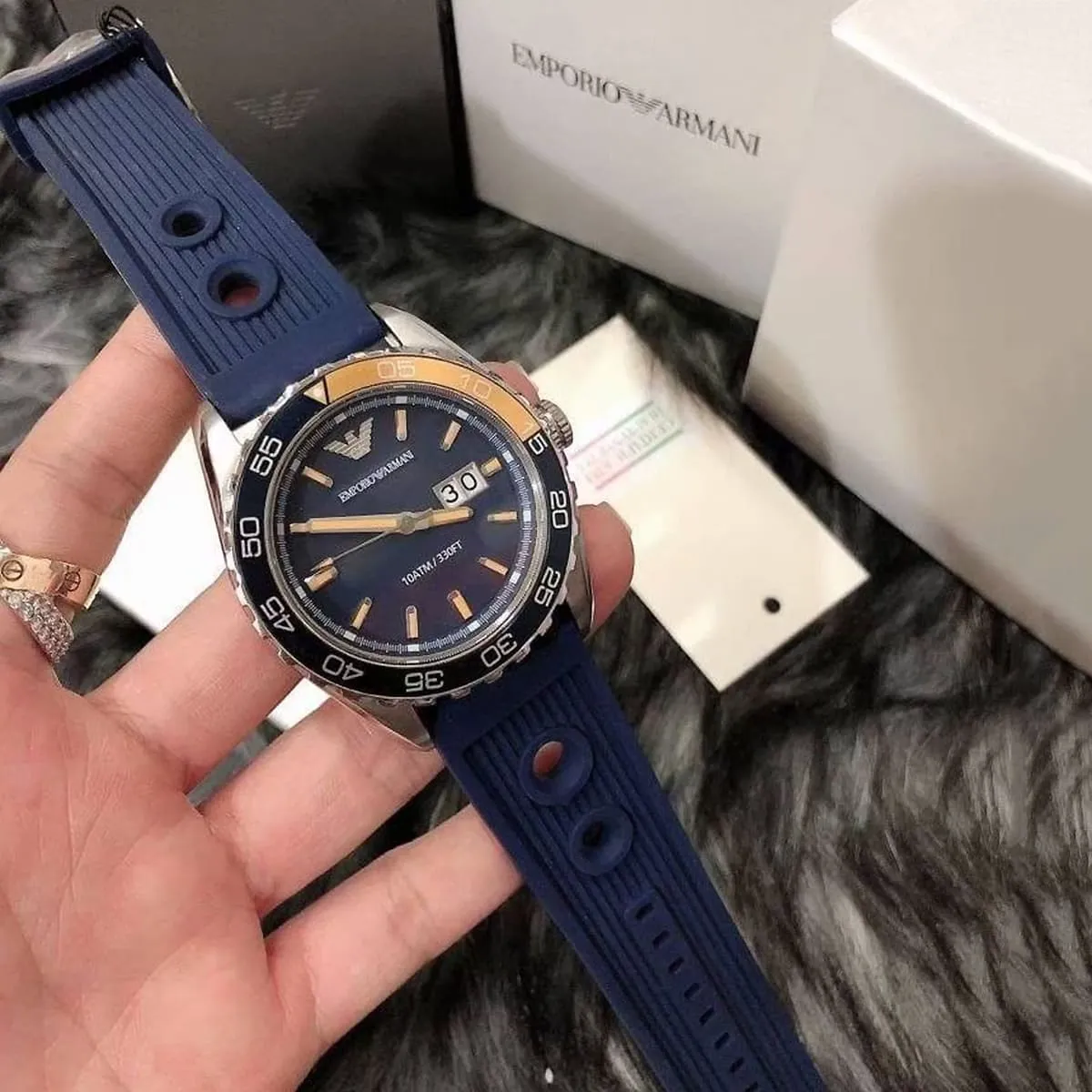 Emporio Armani Men's Watch New Tazio XLarge AR6045 | Watches Prime