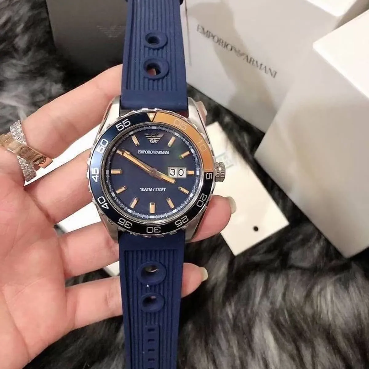 Emporio Armani Men\'s Watch New Tazio XLarge AR6045 | Watches Prime