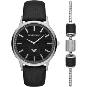 Emporio Armani Ladies Watch Gianni T-Bar AR80040 | Watches Prime
