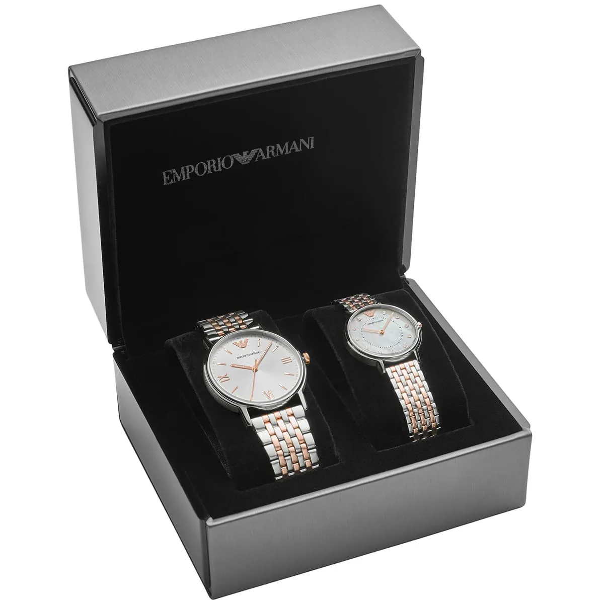 Emporio Armani Unisex Watch Couples Set AR90008 | Watches Prime