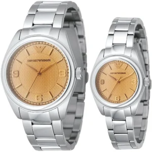 Emporio Armani Unisex Watch Couples Set AR90008 | Watches Prime