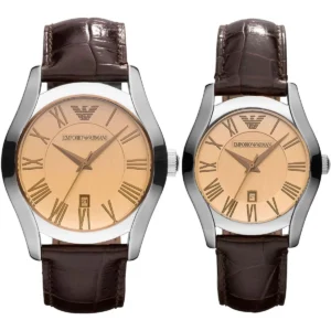 Emporio Armani Unisex Watch Couples Set AR9020 | Watches Prime