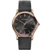 Ars3003 emporio armani swiss made watch men gray dial alligator leather grey strap automatic analog classic