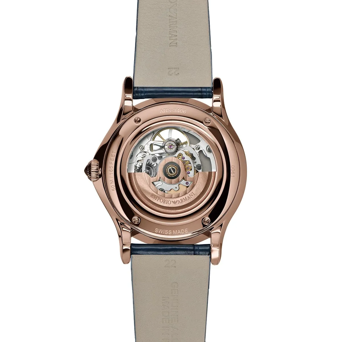 Emporio Armani Men's Watch Semi Skeleton ARS3406 | Watches Prime Emporio Armani Men's Watch Semi Skeleton ARS3406 | Watches Prime