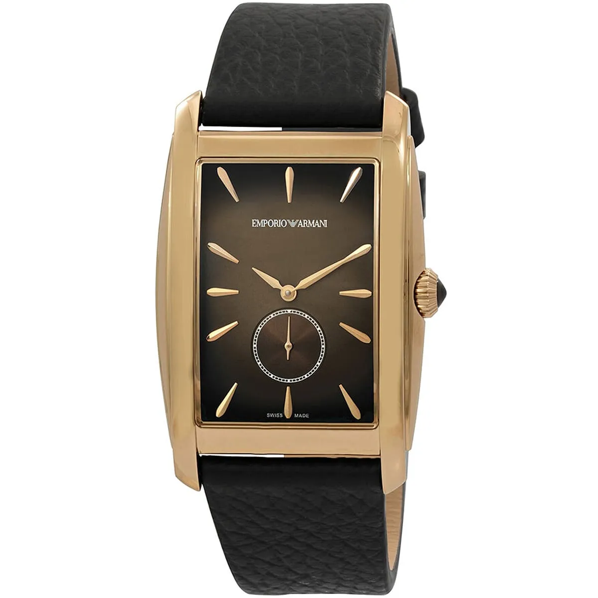 Emporio armani rectangular online watch