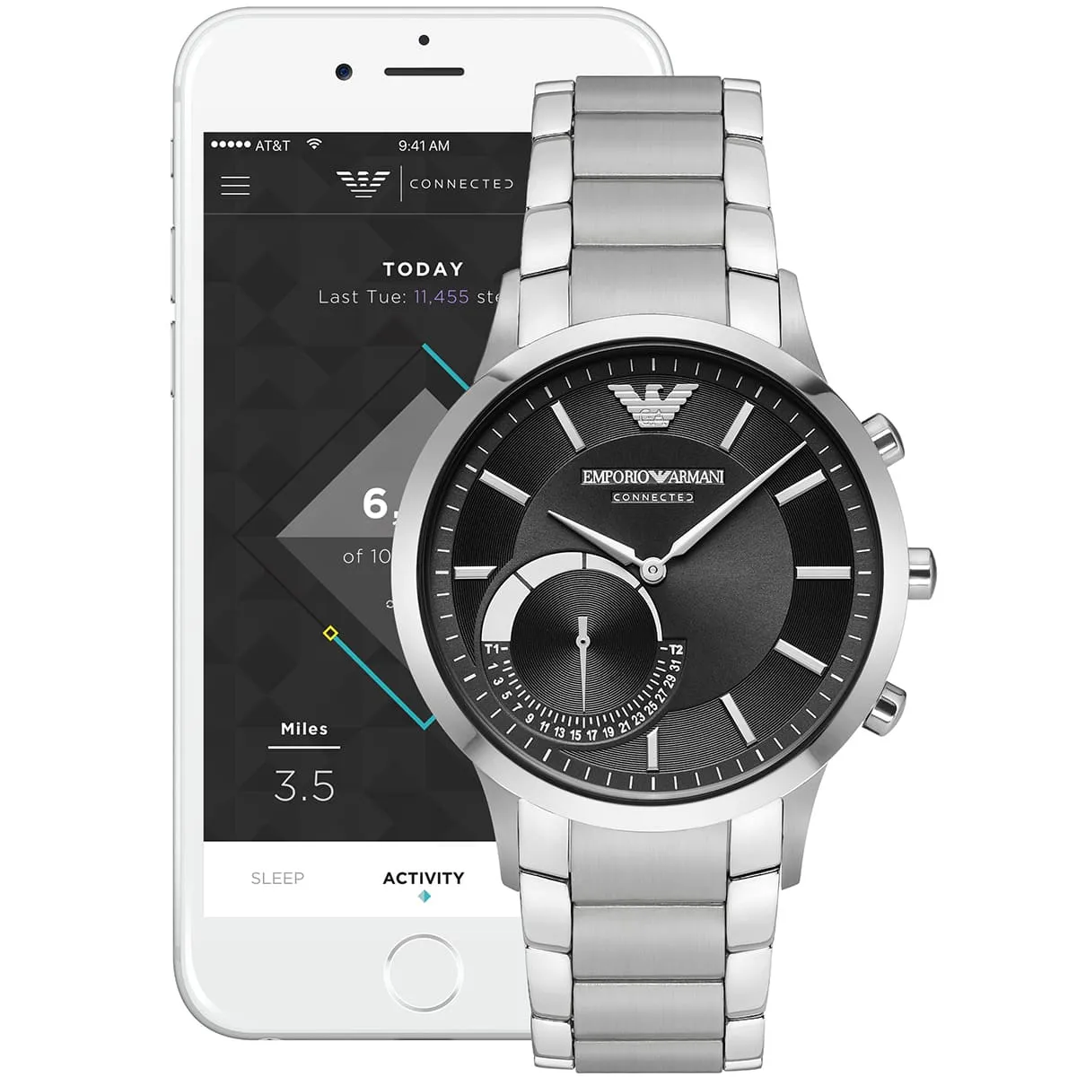 Emporio armani smartwatch on sale mens