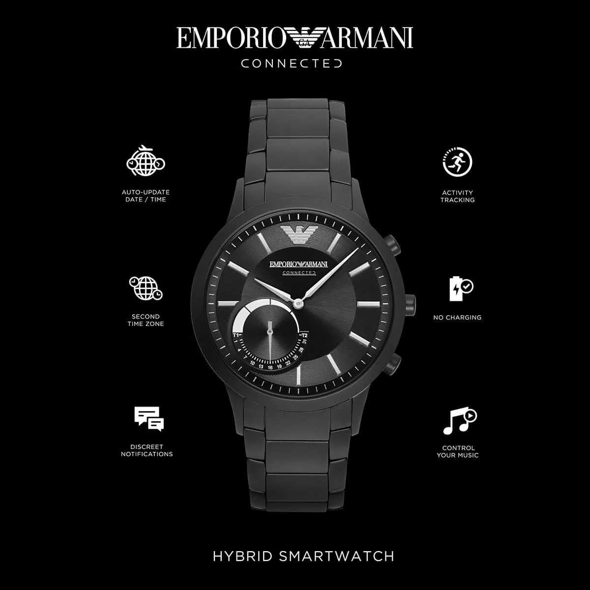 Emporio armani 3001 store hybrid smartwatch