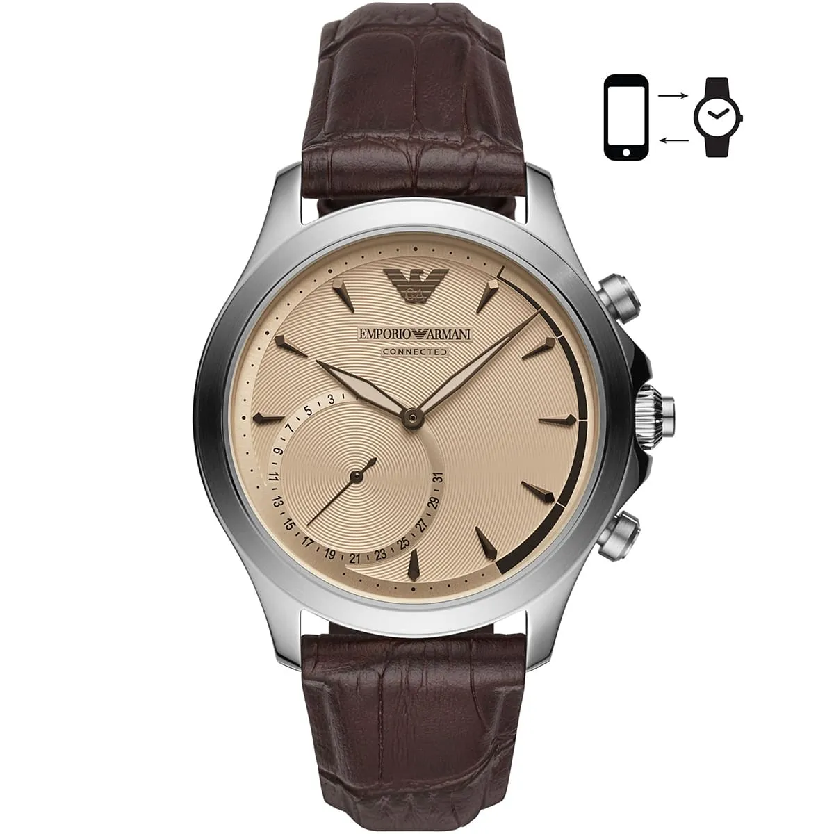 Armani hybrid smartwatch outlet battery