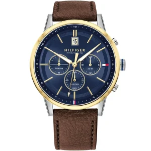 Fossil Grant Chronograph Brown Leather Belt | Watches Prime