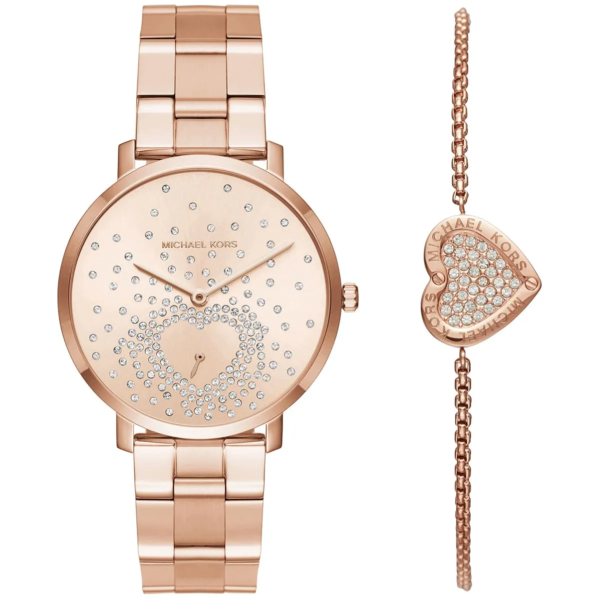 Mk jaryn rose gold watch best sale