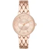 Mk3705 michael kors watch women rose gold dial metal stainless steel strap quartz battery analog three hand camilia