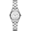 Mk6610 michael kors watch women silver dial metal stainless steel strap quartz battery analog three hand runway