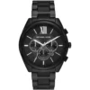 Mk8993 michael kors watch men black dial metal stainless steel strap quartz battery analog chronograph janelle