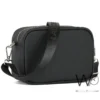 Lacoste Black Crossbody Shoulder Bag For Men | Watches Prime
