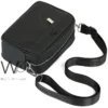 Lacoste Black Crossbody Shoulder Bag For Men | Watches Prime